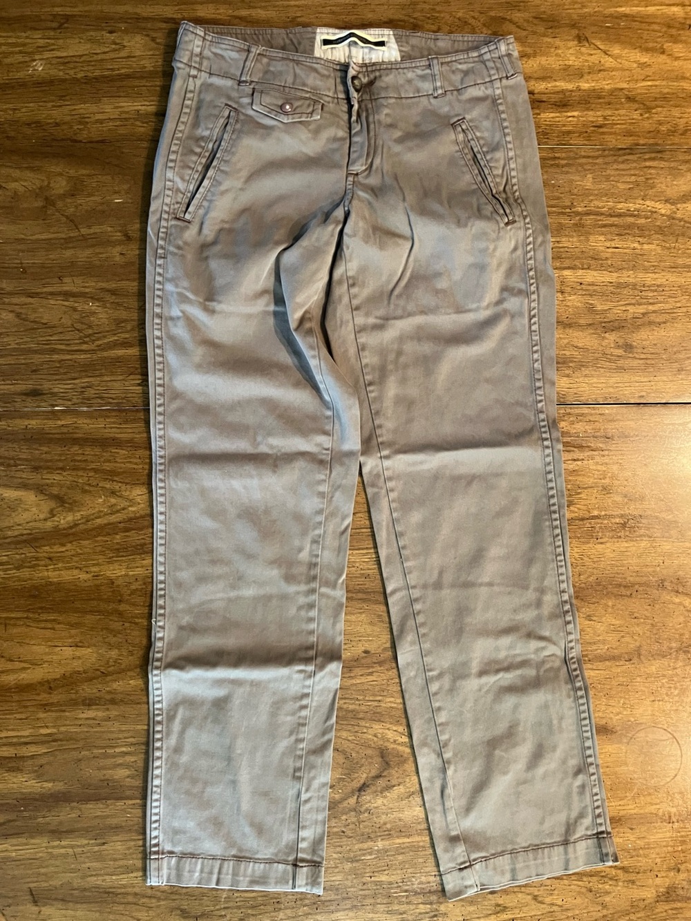 Daughters of the Liberation Tan Straight Leg Pants Trouser Womens 10 30x30 Chino